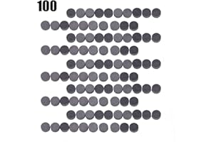 DILWE Fingerboard Dots, 100Pcs Inlay Dot Fingerboard Dots for Guitar Bass Banjo Ukulele(Diameter 6mm)