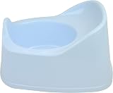 First Steps Re-usable Plastic Potty for Baby & Toddler Blue - 2 Years+ view 2