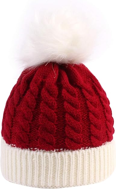 red baby beanie