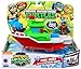 Teenage Mutant Ninja Turtles Pre-Cool Half Shell Heroes Fire Boat with Captain Raphael Bathtub Vehicles and Figure