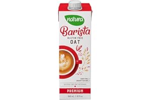NATURA Barista Oat Milk - Premium Blend - Gluten Free - Dairy Free - Vegan - Shelf Stable - Plant Based Beverage - Non-GMO - 