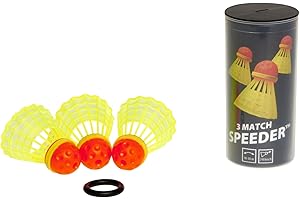 Speedminton Match Speeder 3Pk Speeder Tube Birdies for Outdoor Games Speed ​​Badminton/Crossminton