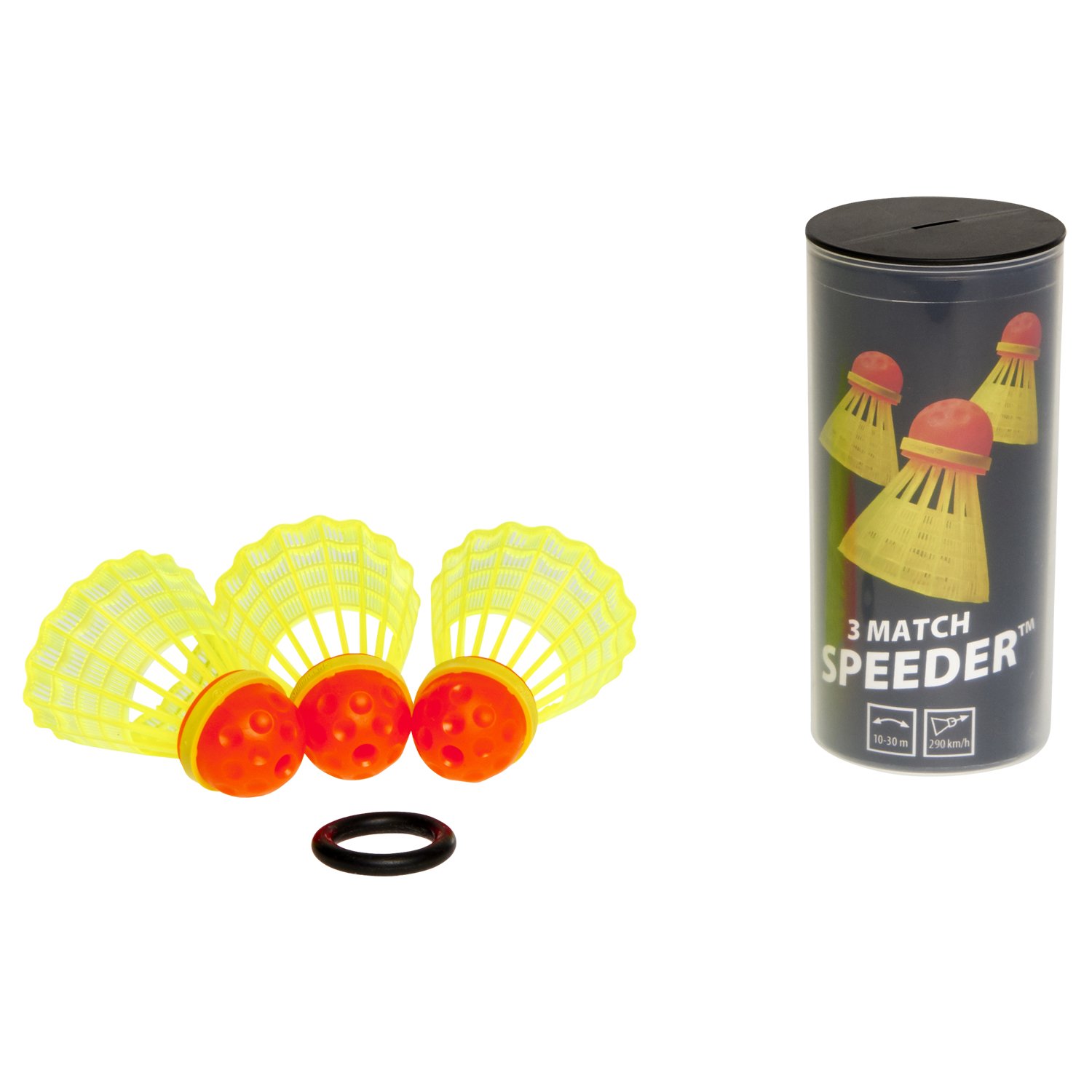 Speedminton 3pcs Speeder Match Tube Speedminton Match Speeder Tube (3 Pack) - multi, one size fit all