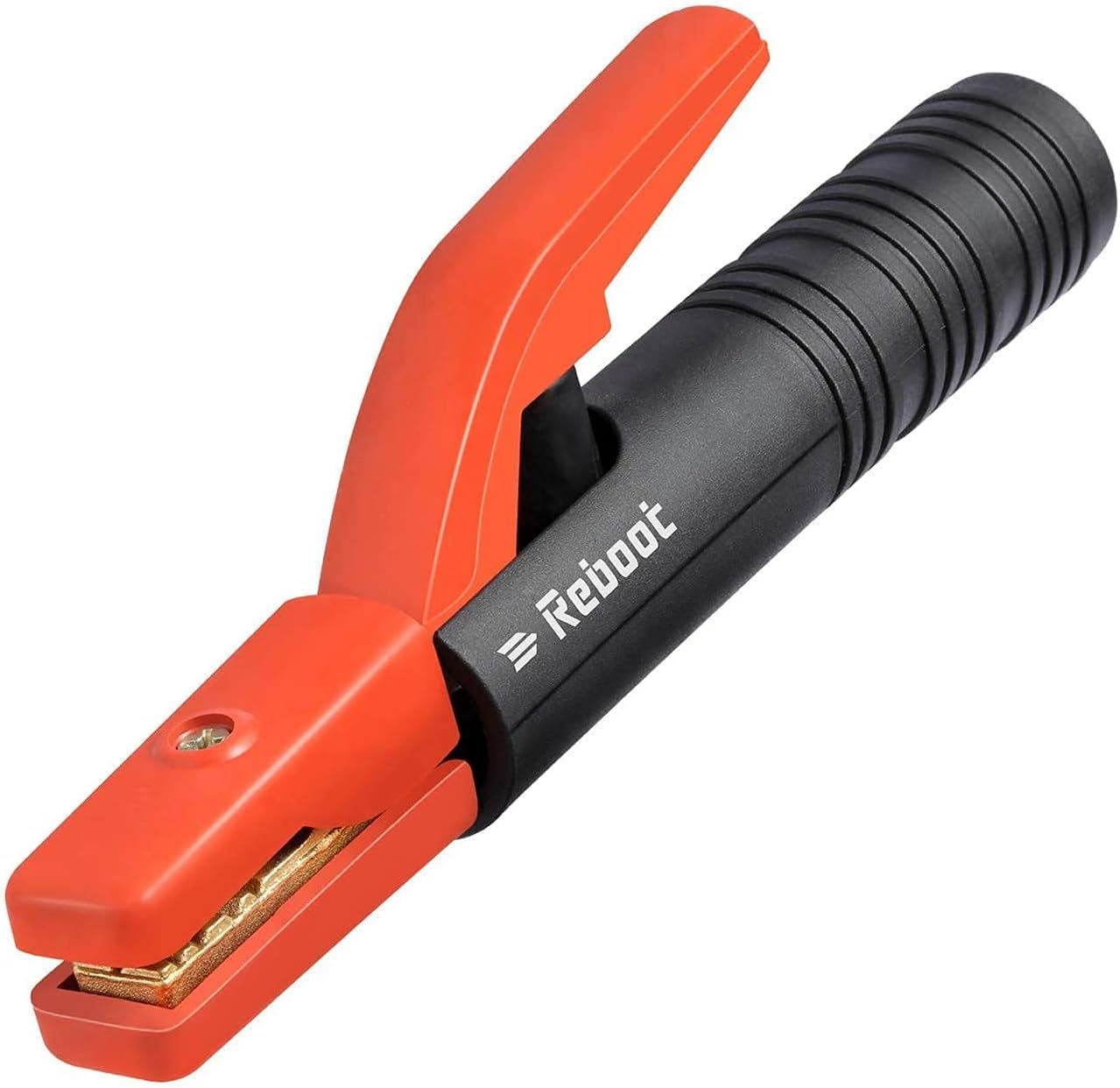 Copper Electrode Holder – 300A Heavy Duty Welding Grabber for MMA/Stick Welding, Arc Welding Rod Holder 1.6-5.0mm, Heat Resistant Insulated Handle, Professional & DIY Welder Clamp