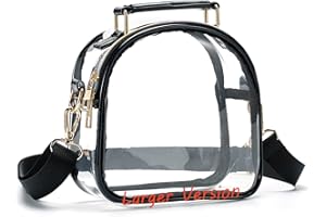 COROMAY Clear Purse for Women, Clear Bag Stadium Approved, See Through Clear Handbag