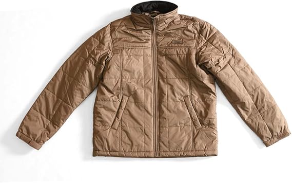 Amazon ファーストダウン First Downデュスポ中綿キルティング裏フリースブルゾン コート キルティングジャケット 秋冬 撥水加工 防寒 ビジネス アウター 保温性 メンズ ｌｌ ブラウン コート ジャケット 通販