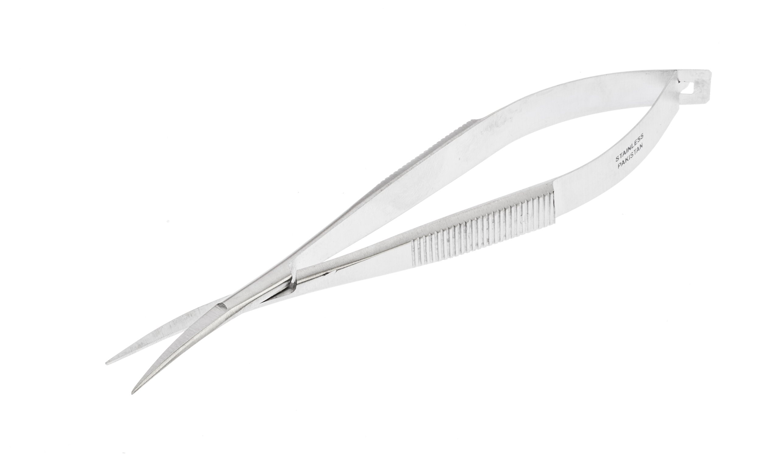 SE 4-1/2" Curved Iris Scissors with Spring - SP46C