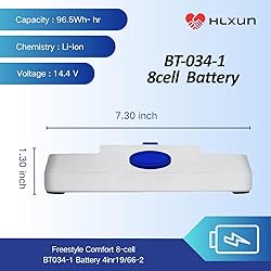 Hlxun Freestyle Comfort 8-Cell BT034-1 Lithium