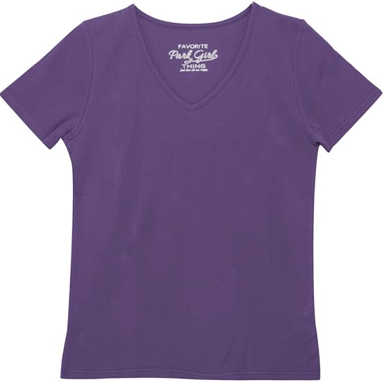 Amazon パークガール Park Girl 綿100 フライス 素材 無地 Vネック 半袖 Tシャツ レディース 大きいサイズ S M L Ll 3l 5628900000 Tシャツ カットソー 通販
