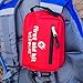 Travel First Aid Kit for Car with 3 Handy Survival Tools - Organized Labeled Compartments