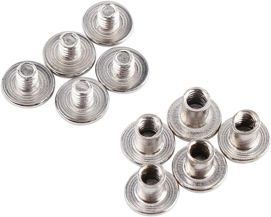 Nickel Plated Rivets, Leather Rivets Single Cap Rivets Album Book