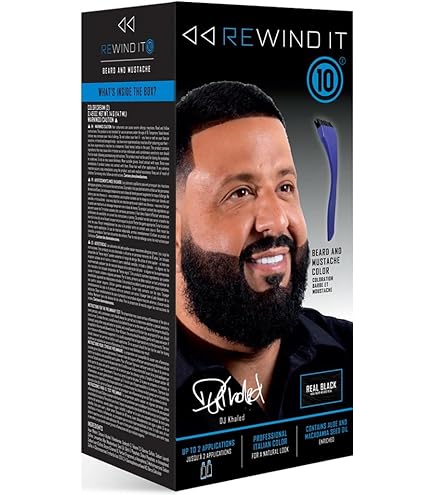 Black Beard Dye for Men - Instant Coloring, Morocco