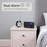 August MB225B Portable DAB/DAB+ FM Radio 40 Presets 2000mAh Battery Black view 4