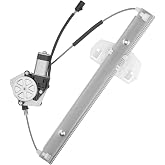 Obaee Window Regulator with Motor Front Left Driver Side, Replace 748-912 | Compatible with 2007 2008 2009 2010 2011 2012 2013 2014 2015 2016 2017 Jeep Wrangler, 2018 Wrangler JK, 2 Pin