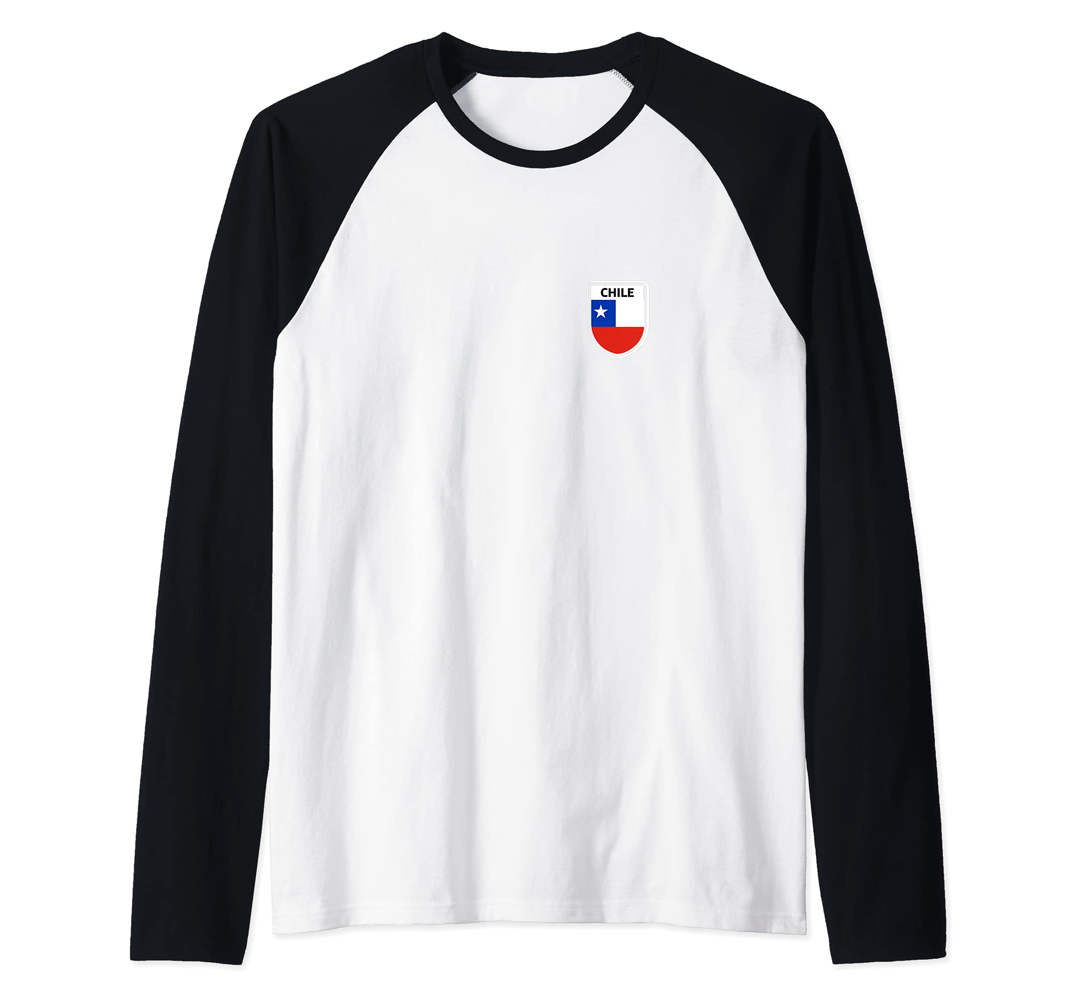 Flag Chile Raglan Baseball Tee