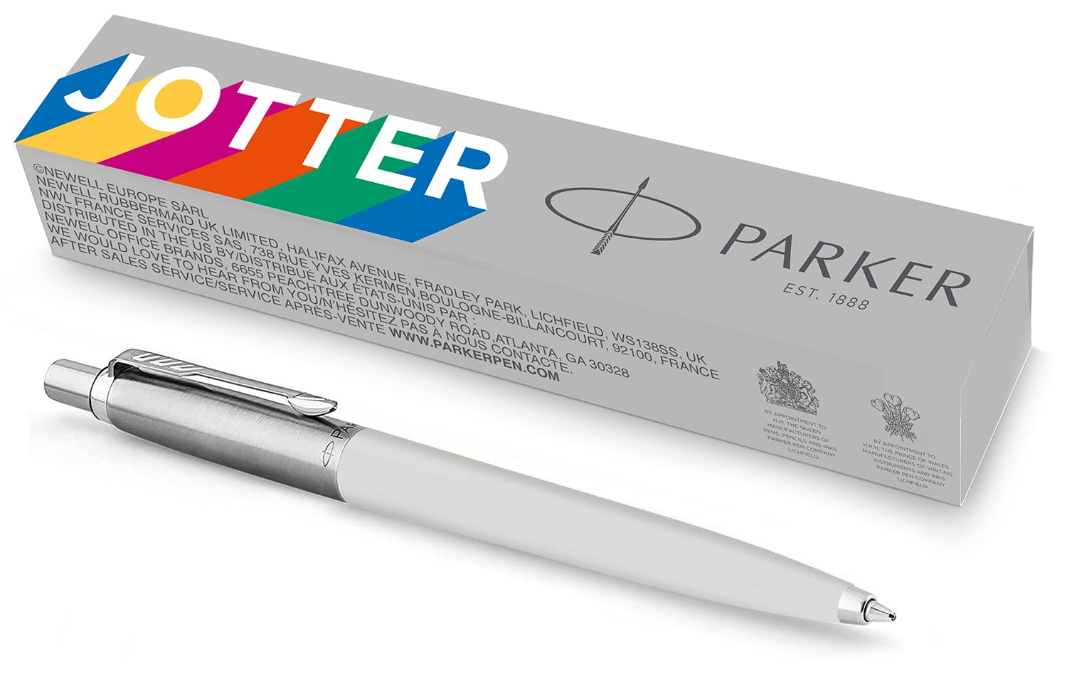 PARKER Jotter Originals Ballpoint Pen - Pearl Grey - Gift Boxed