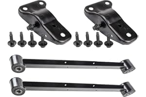 TRQ Rear Suspension Kit Trailing Arm Trailing Arm Bracket Compatible with 88-09 Buick 90-16 Chevrolet 88-02 Oldsmobile 88-08 Pontiac