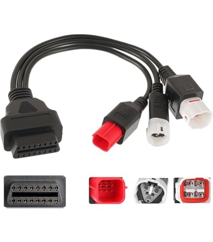 Amazon.com: Diagnostic 6 Pin OBD2 Cable Harness Adapter for