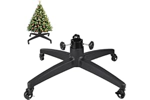 WEIMELL Christmas Tree Stands for Artificial Trees, Universal Rolling Christmas Tree Stand, Artificial Christmas Tree Stand with Wheels for Xmas Decoration, Fits up to 7.5 FT Artificial Trees