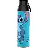 Tervis Venture Water Bottle Disney - Lilo & Stitch Supreme Triple Insulated Tumbler Travel Cup Keeps Drinks Cold & Hot, 26oz, Stainless Steel