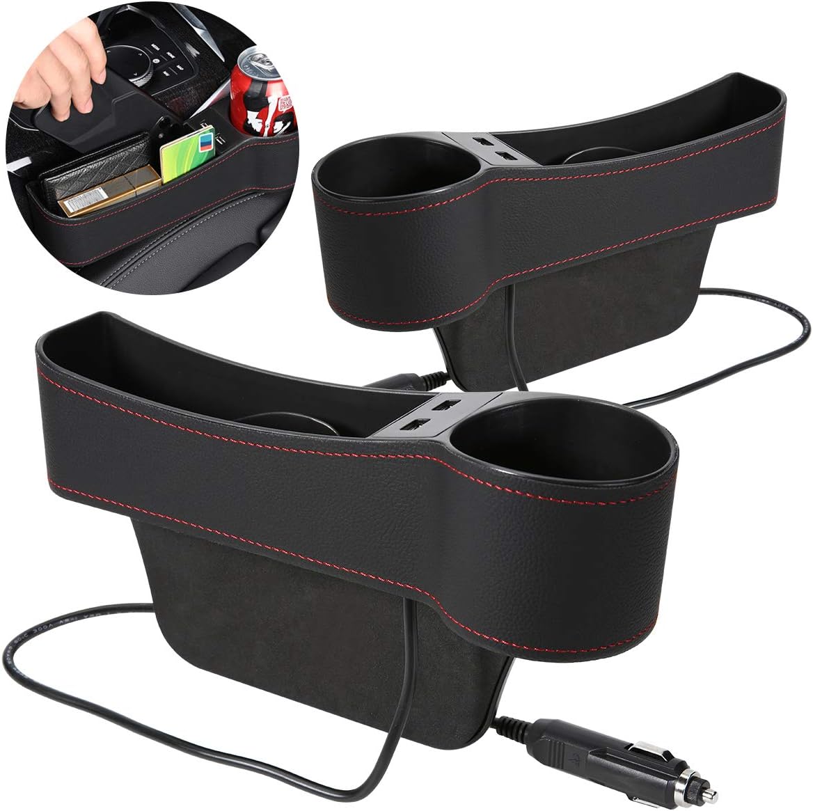 WUYASTA Car Seat Gap Organizer Car Seat Pocket Organizer