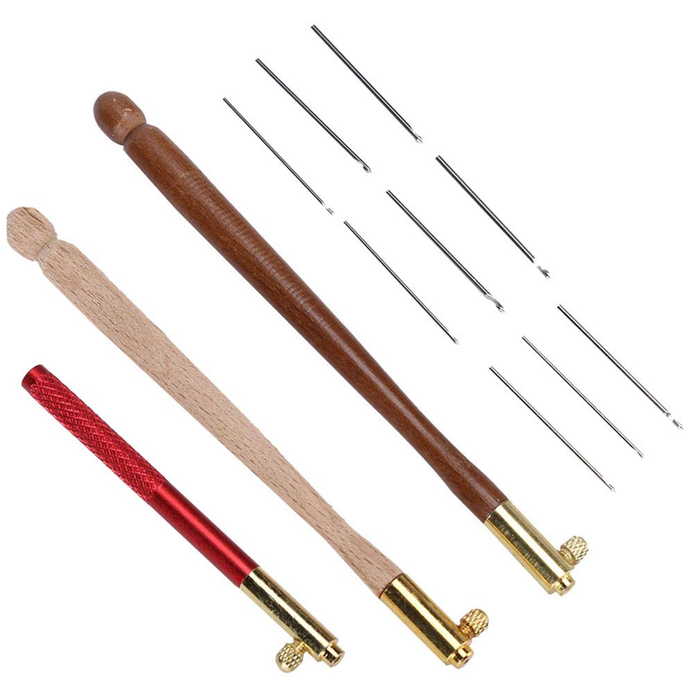 Tambour Embroidery Kit Other Sewing and Embroidery Supplies Crochet Hook Latch Beaded Needle for Embroidery Beading Knitting DIY Sewing Tool Tambour Embroidery