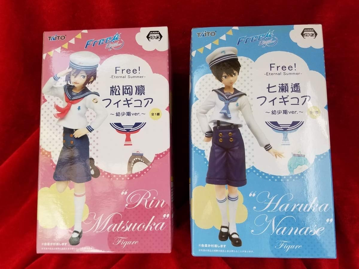 Amazon Free フィギュア 幼少期 Ver 2種まとめ 松岡凛 七瀬遙 フィギュア ドール 通販