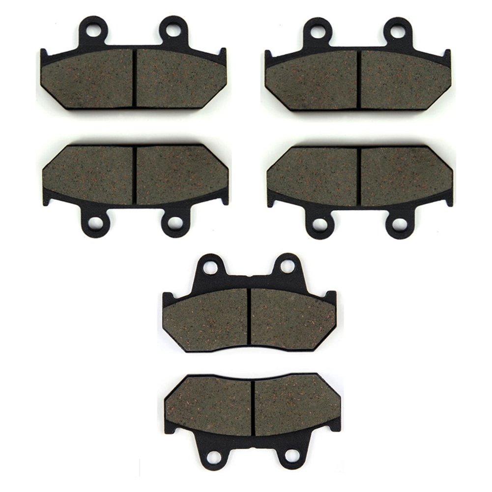 SOMMET Motorcycle front + rear brake pads for Honda GL 1500 Goldwing (88-00) VFR 750 FG/FH (86-87) CBR 1000 FG/FH (87-88) LT124-124-69