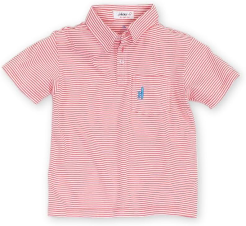 Boy's Jack Polo in CARMINE, Size 12