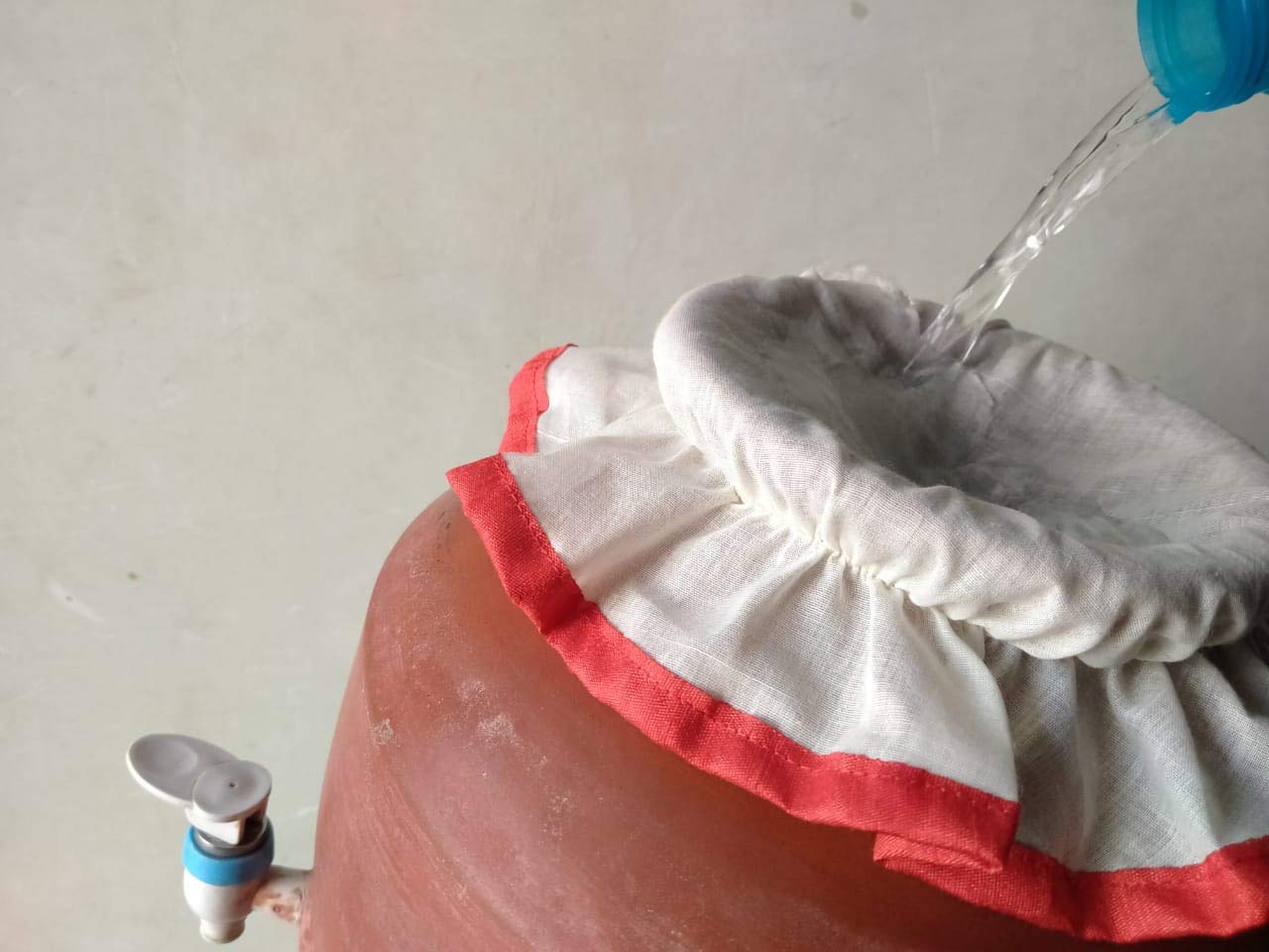 Buy FLUZOV MALL Cotton Cloth Strainer Water Filter for Matka, Hand Easy