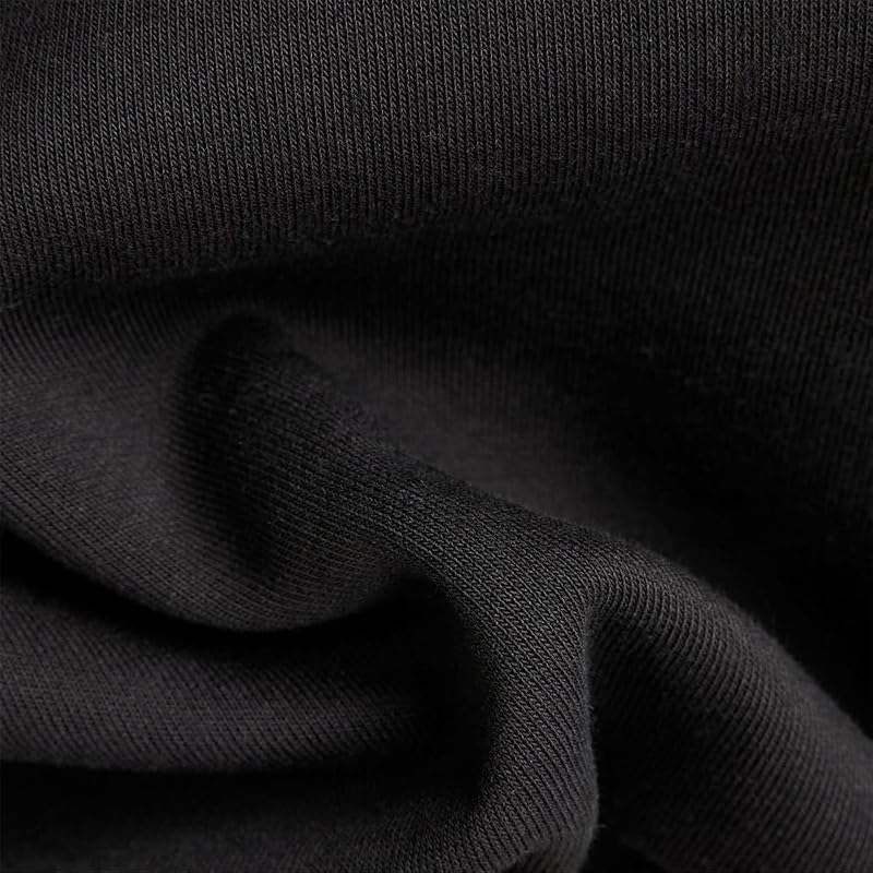 Femme Sweat à Capuche Sleeve Graphic Cropped Loose, Noir (dk black D23888-D425-6484), L — photo 6 sur 6