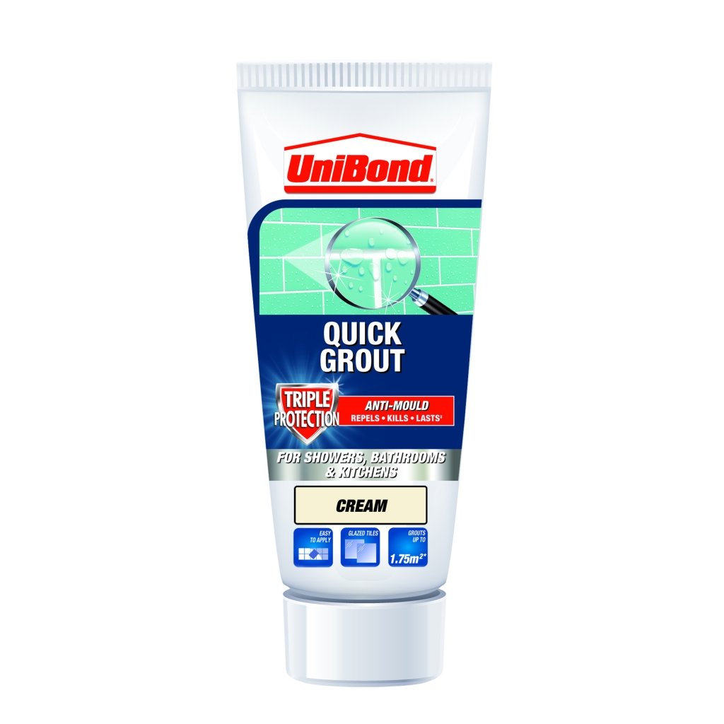 UniBond Quick Grout Triple Protect Tube Cream Amazon.co.uk DIY & Tools