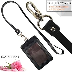 Lucstar Professional ID Badge Holder with Clip