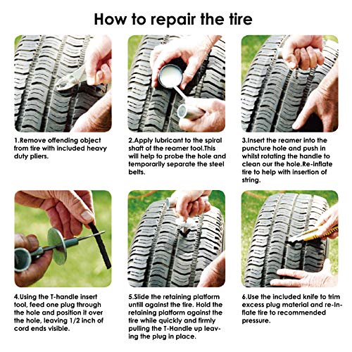 3 Tire+Patch+Punctures+Motorcycle+Tractor+Trailer