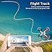 DoDoeleph Syma X56W RC Drone Foldable Quadcopter With HD Wifi Camera and Live Video 4 Channel Headless Mode Altitude Hold One Key Take off Landing UAV White