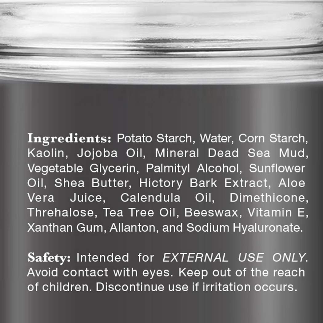 MAJESTIC PURE Dead Sea Mud Mask Infused With Tea Tree Oil - Supports Acne Prone and Oily Skin, for Women and Men - Fights Whitehead and Blackhead - Helps Reduce the Appearances of Scars - 8.8 oz : Beauty