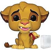 Disney: The Lion King - Simba Funko Pop! Vinyl Figure (Includes Compatible Pop Box Protector Case)