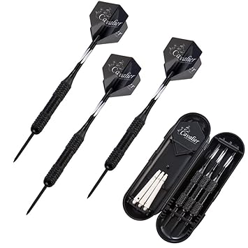 Leaptech 3 Stück Profi dartpfeile Steeldarts dartscheibe 23 g Dartset Turnier Steel Tip Dartpfeile Set Professionelle Darts m