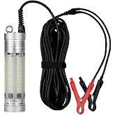 150W 20900lm Underwater Fishing Light,Lighting Fish Bait Attractant (Green) | Super Bright Night Fish Attracting LED Lamp Lure for Freshwater Saltwater Sea Kayak Ice Dock Squid Snook Crappie