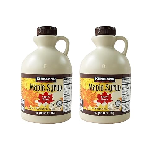 Kirkland Maple Syrup, 100 Pure and Natural, Grade A Amber, Rich Taste