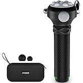 HYAKO Pro Max Therapy Massager - 6500 RPM Pro-Grade Deep Tissue Vibration for Full Body Pain Relief & Fascia Release | for Large Muscles & Sensitive Areas | Handheld Portable Massage Gun (Grey)