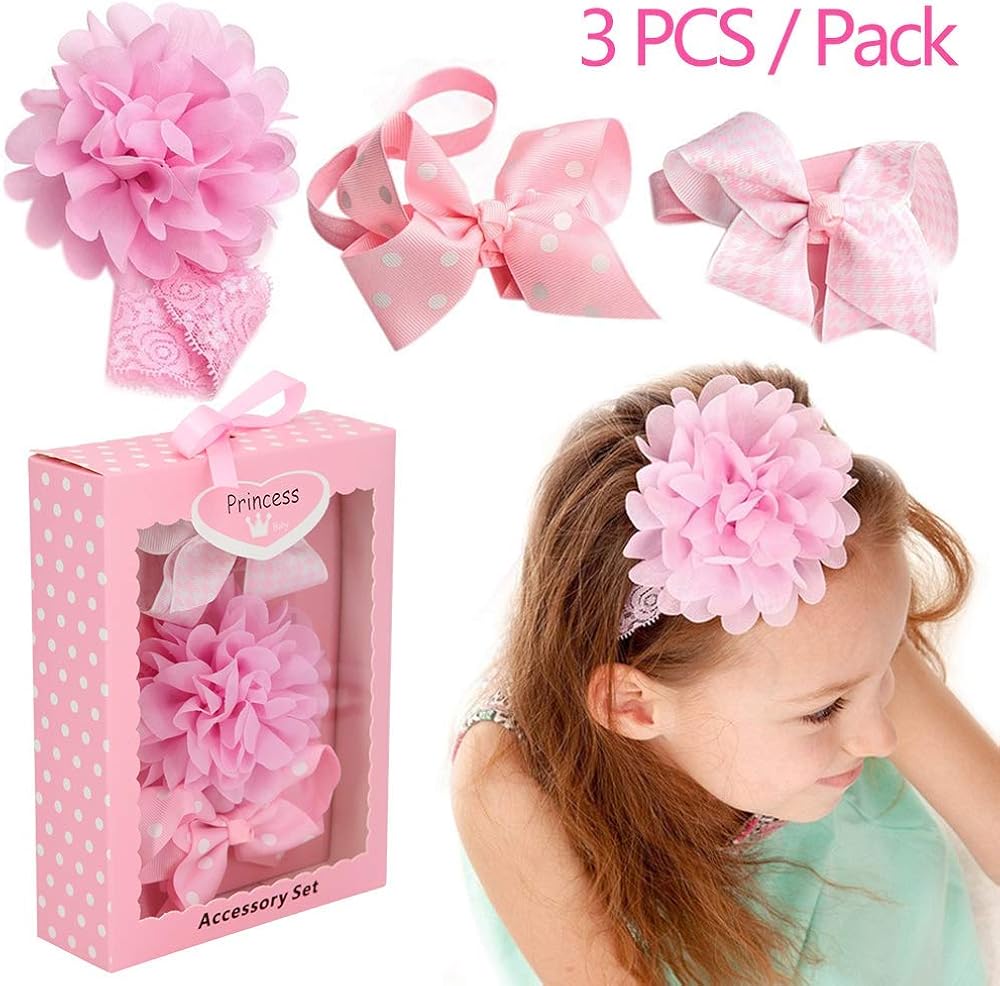 baby girl bow sets