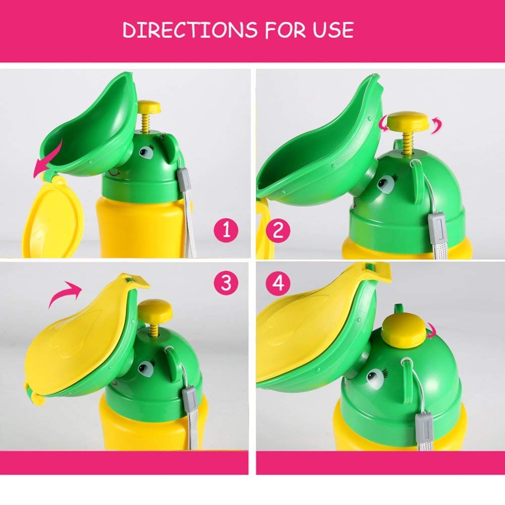 Blue Portable Emergency Child Potty Urinal Emergency Toilet for Kids