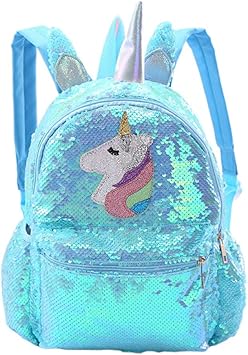 mochila unicornio brillante