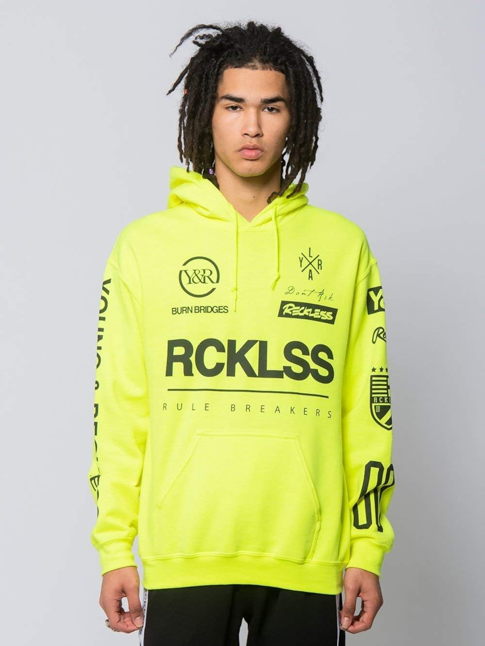 young and reckless yellow hoodie