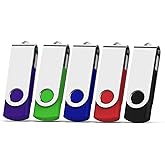 JUANWE 32GB USB Stick 5 Pack USB Flash Drive Thumb Drive 32GB Memory Stick Jump Drive USB 2.0 Flash Drive USB Sticks Zip Driv