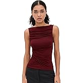 Enza Costa Women's Fluid Jersey Draped Boatneck