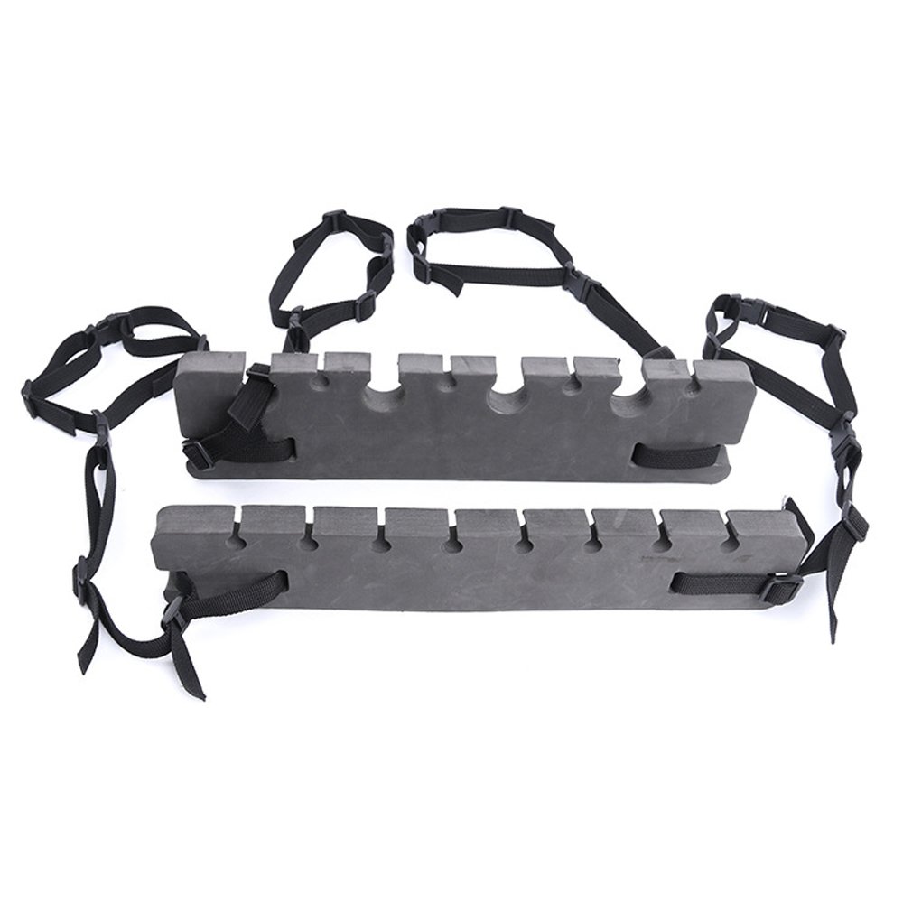 NUZAMAS Portable Fishing Rod Holder Rack for Cars, SUVs, Vans – Headrest Mount Rod Storage Bracket for Roof Transport