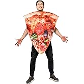 DSplay Unisex Adult Pizza Food Costume Onesize