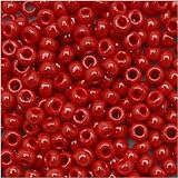 Toho Round Seed Beads 8/0 #45 'Opaque Pepper Red' 8 Gram Tube